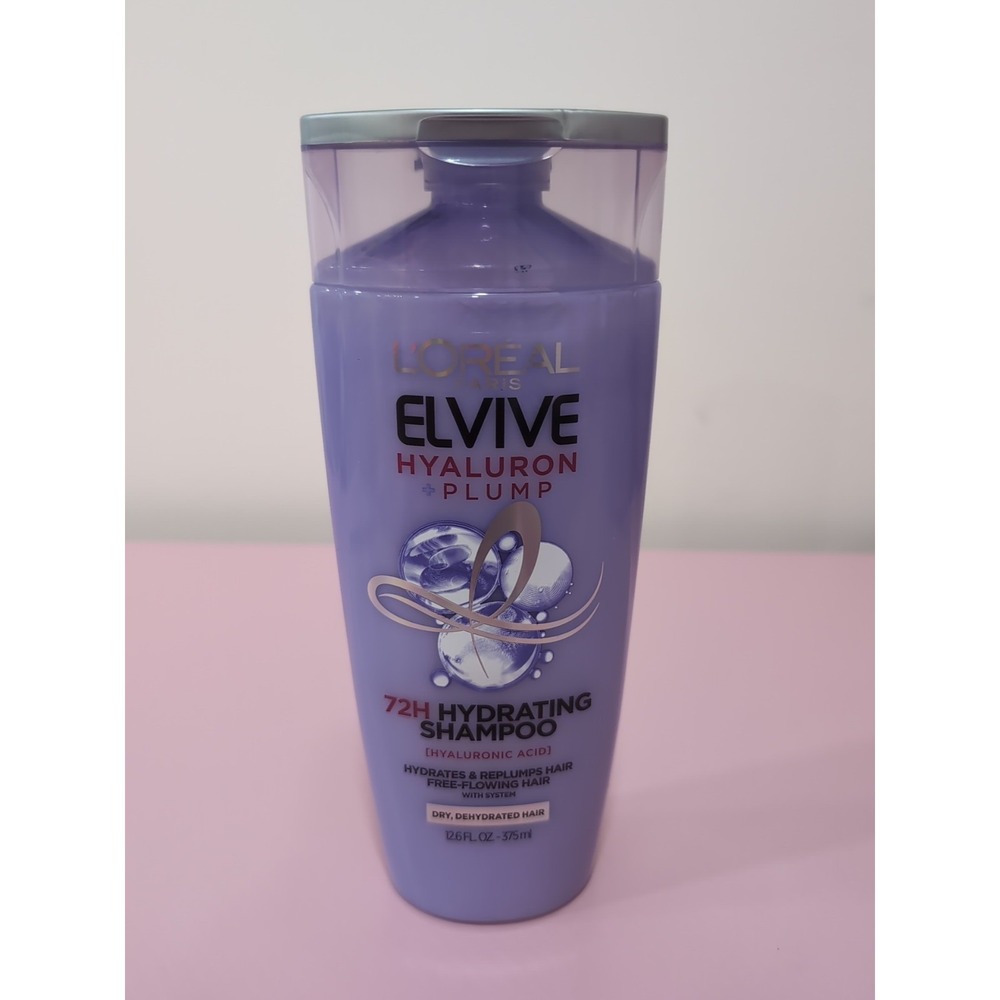 L Oreal Paris Elvive Hyaluron + Pure 72H Hydrating Shampoo‎ for Dry Hair LOreal